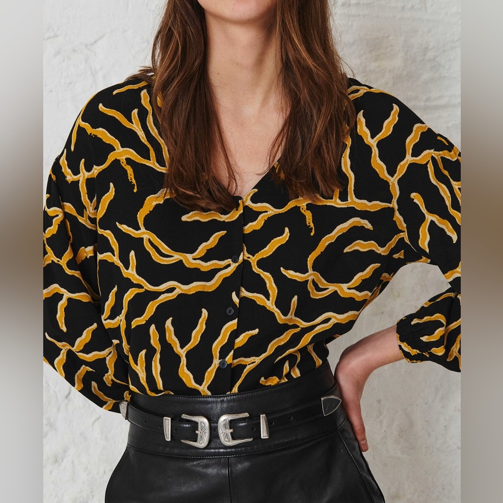 Stylish Ba&sh blouse, 100% viscose